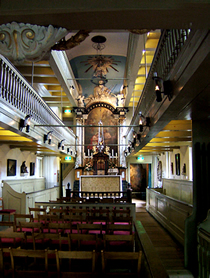 Interior of the former hidden church