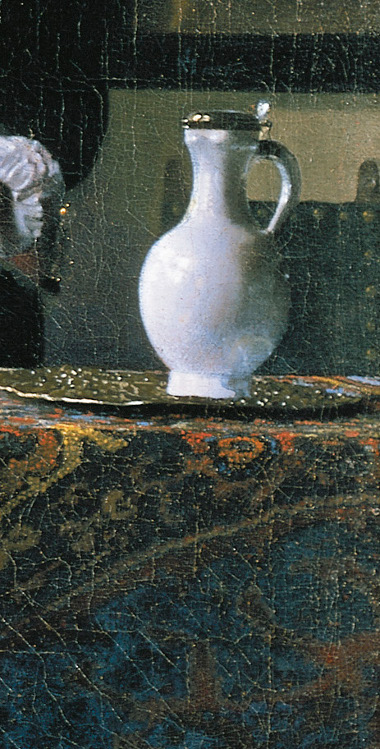 The Music Lesson (detail), Johannes Vermeer