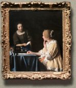 Mistress and Miad, Johannes Vermeer