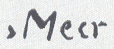 signature of Johannes Vermeer's Woman with a Lute