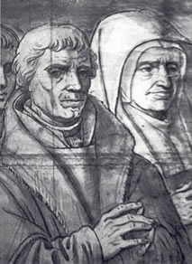 the grand parents of Vermeer's wife, Catharina Bolnes
