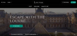 Louvre, homepage