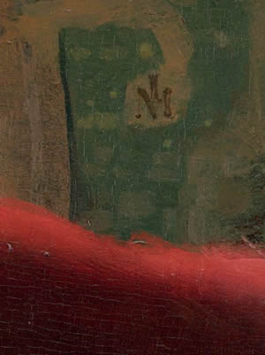 Girl with a Red Hat (detail), Johannes Vermeer