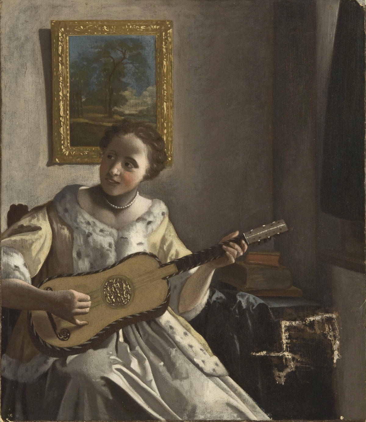 Guitar Player in the Philadelphia Museum of Art (Johannes Vermeer?)