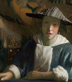 Girl with a Flute, Johannes Vermeer