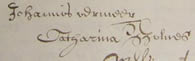 Vermeer's signature