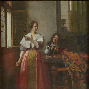 unknown Dutch painting, by Vermeer?