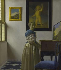 Lady Standing at the Virginal, Johannes Vermeer