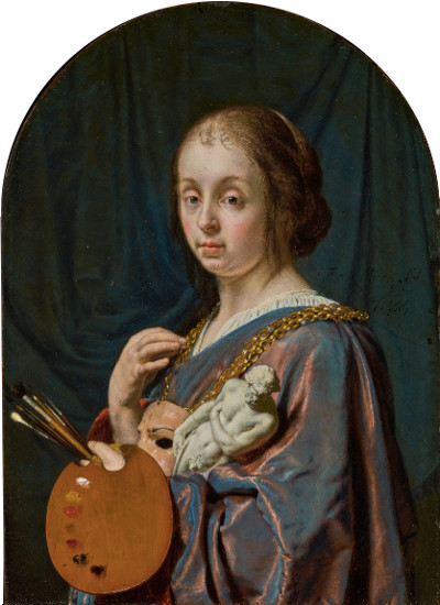 Pictura (An Allegory of Painting), Frans van Mieris