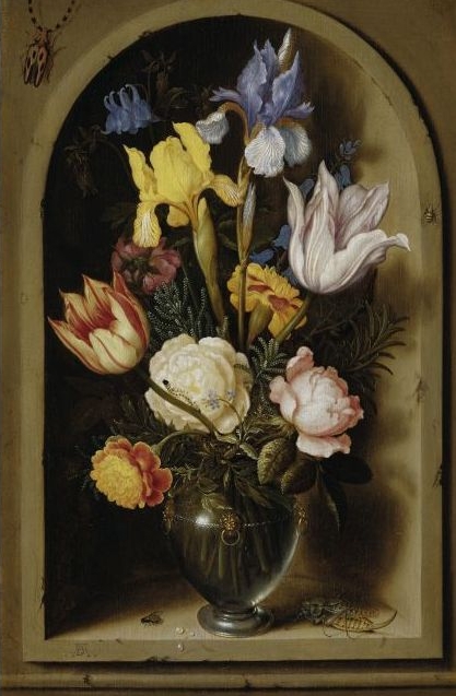 Bouquet of Flowers in a Niche,  Ambrosio Bosschaert