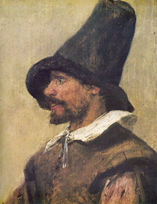 Portrait of a Man in a Pointed Hat, Adrien Brouwer
