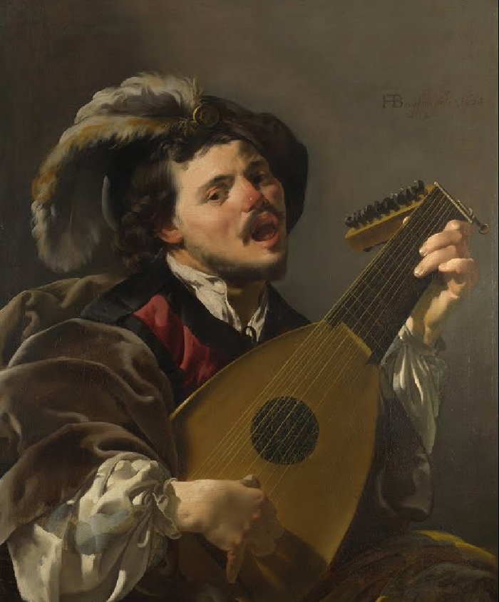 Hendrick ter Brugghen, Man Playing a Lute