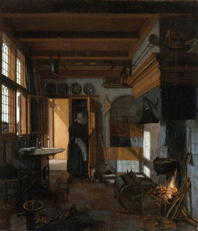 Kitchen Interior, Emmmanuel de Witte