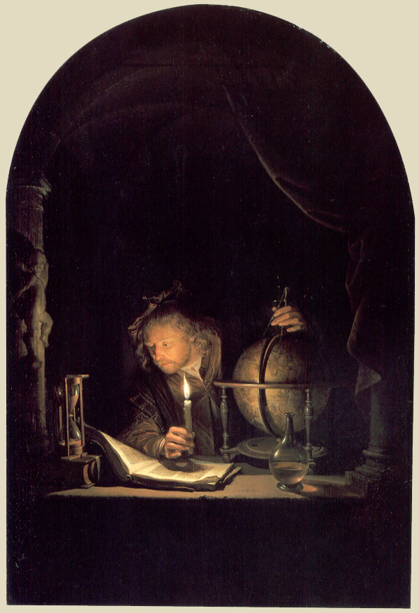 Astronomer by Candlelight, Gerrit Dou