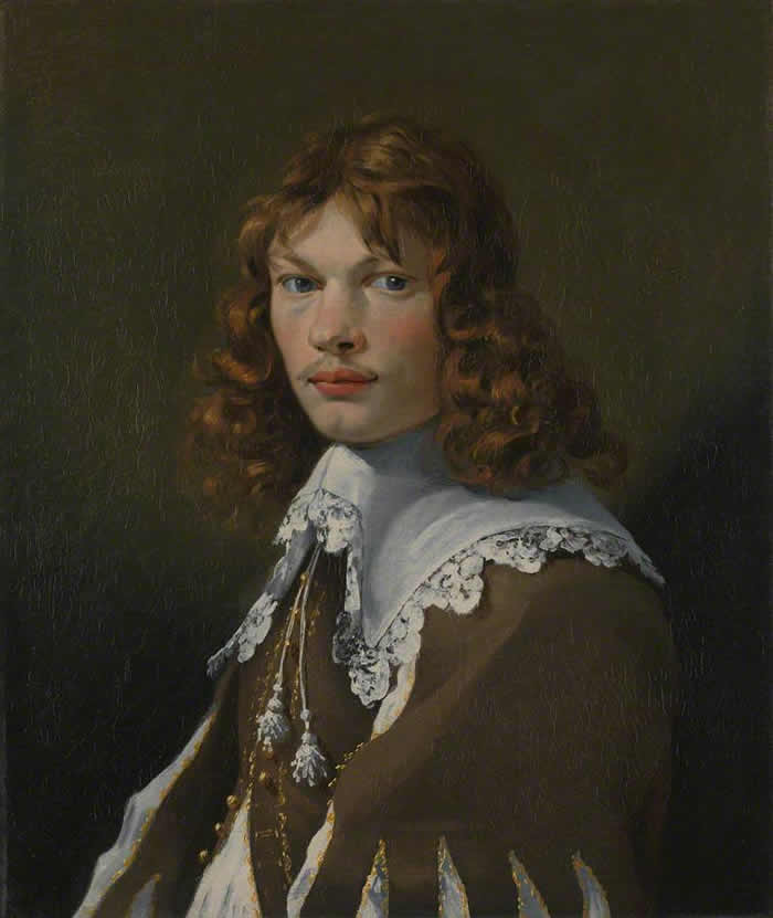 Portrait of a Young man (Self Portrait?), Karel de Jardin