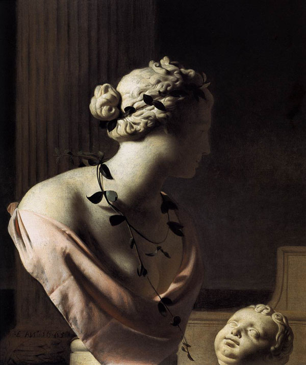 Still Life with a Bust of Venus, Cesar van Everdingen