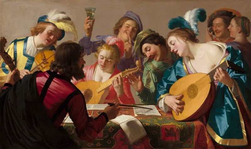 Gerrit van Honthorst, The Concert