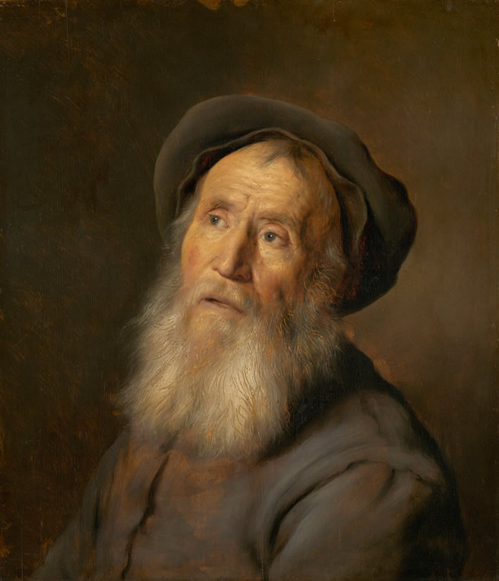 Bearded Man with a Beret, Jan Lievens