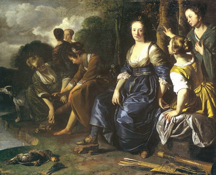 Jacob van Loo, Diana with her Nymphs