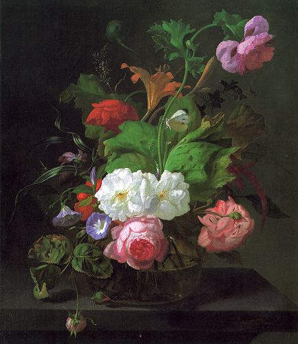 Rachel Ruysch, Summer Flowers in a