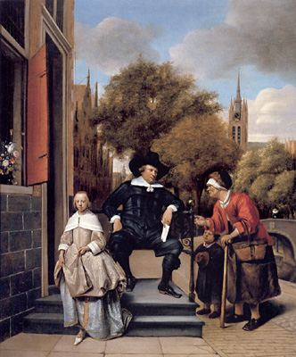 A Burgher of Delft and his Daughter, Jan Steen