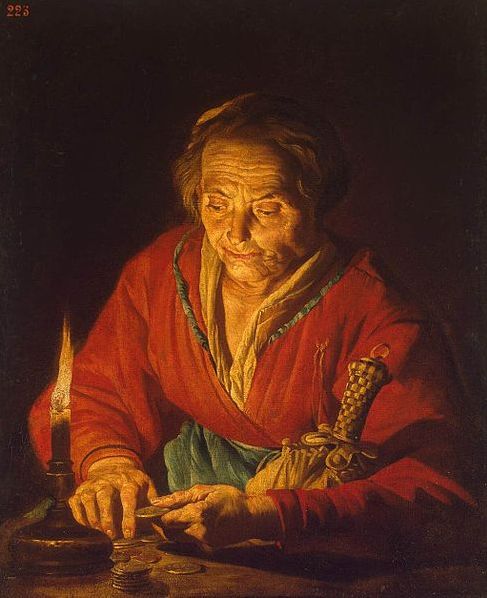 Woman with a Candle, Matthias Stom