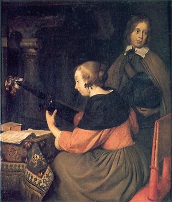 The Lute Player, Gerrit ter Borch