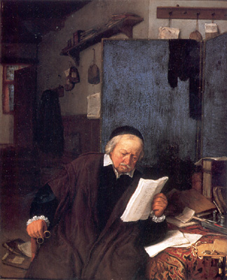 Lawyer with a Letter or Document&nbsp;in his Study, Adriaen van Ostade