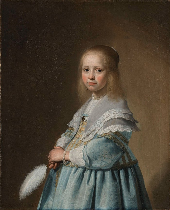 Girl in a Blue Dress, Jan Cornelisz Verspronnck