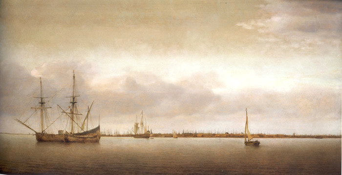 View of Hoorn, Abraham de Verwer