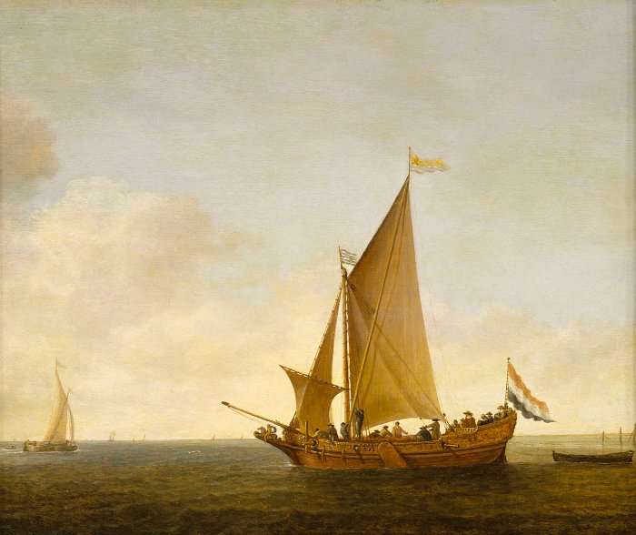 taart advocaat sneeuw Simon de Vlieger, A Dutch Yacht from Zeeland