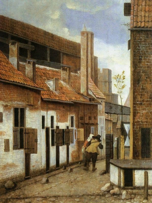 Jacobus Vrel, Street Scene