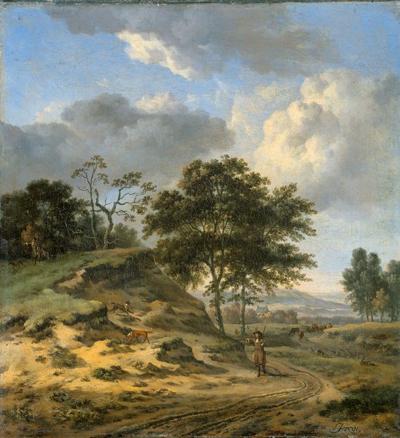 Jan Wijnants, Landscape with Hunters