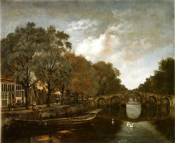 The Herengracht in Amsterdam,  Jan Wijnants 