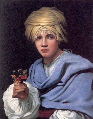 A Boy Wearing a Turban and Holding a Nosegay, Michael Sweerts