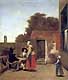 A Dutch Courtyard, Pieter de Hoogh