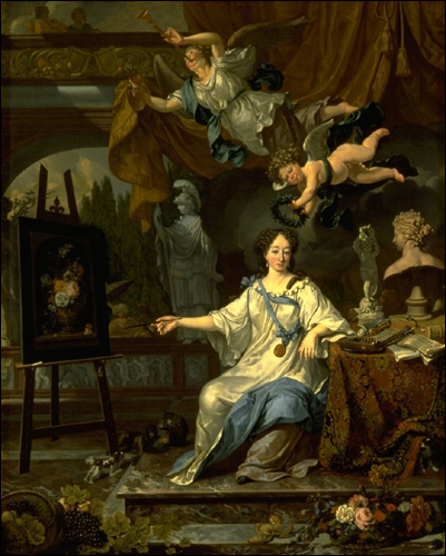 Allegory of Painting by Van Musscher