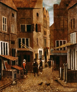 Street Scene, Jacobus Vrel