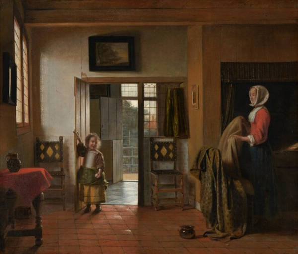 Pieter de Hooch, The Bedroom