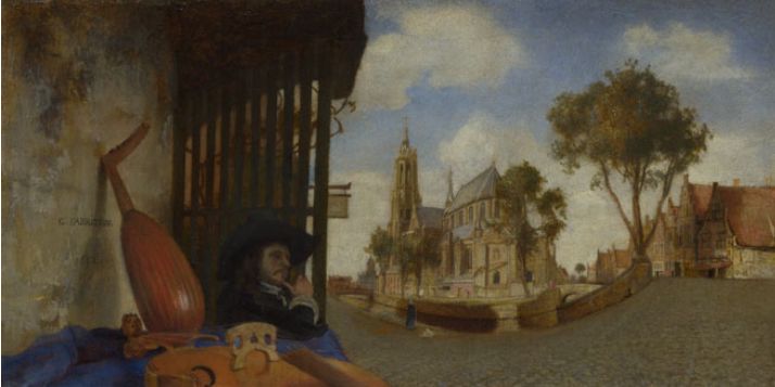 View of delft, Carel Fabritius