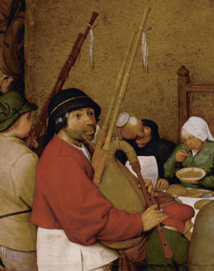 Peasant Wedding (detail), Pieter Bruegel the Elder