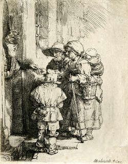 Beggars Receiving Alms
