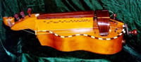 Baroque guitar-style hurdy-gurdy 