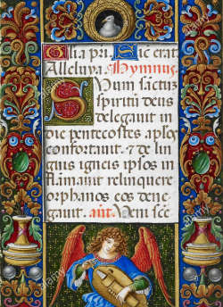 page from the Sforza Book of Hours 