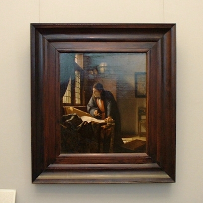 The Geographer by Johannes Vermeer