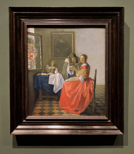 Glass of Wine, Johannes Vermeer