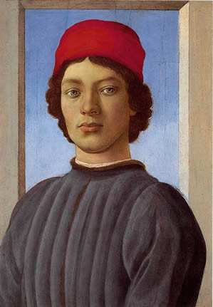 Portrait of a Young Man, Sandro Botticelli