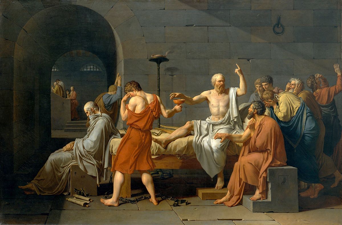 The Death of Socrates, David