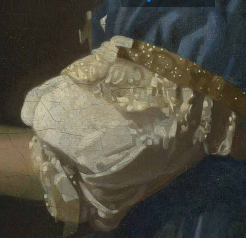 A LAdy Seated at a Virginal (detail), Johannes Vermeer