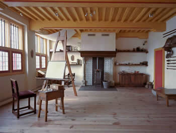 Rembrandt's studio in the Rembrandt Hosue, Asmterdam 